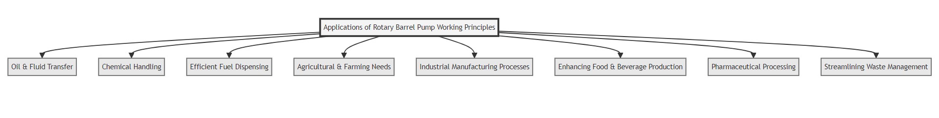 Applications of rotary barrel pump working principles