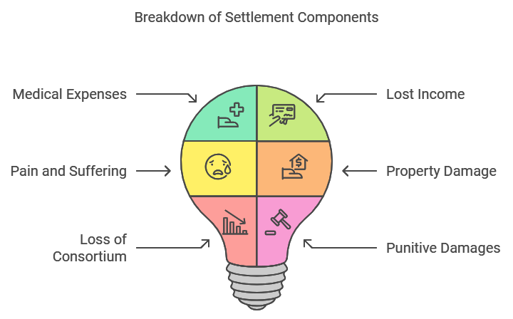 Personal injury settlement amounts examples texas